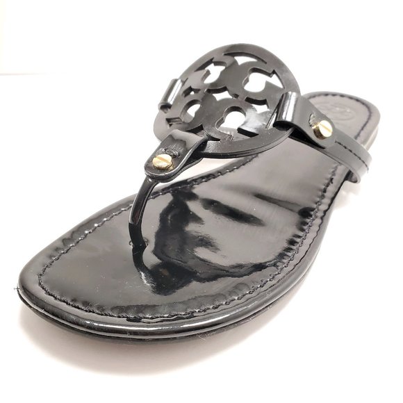 black patent tory burch miller
